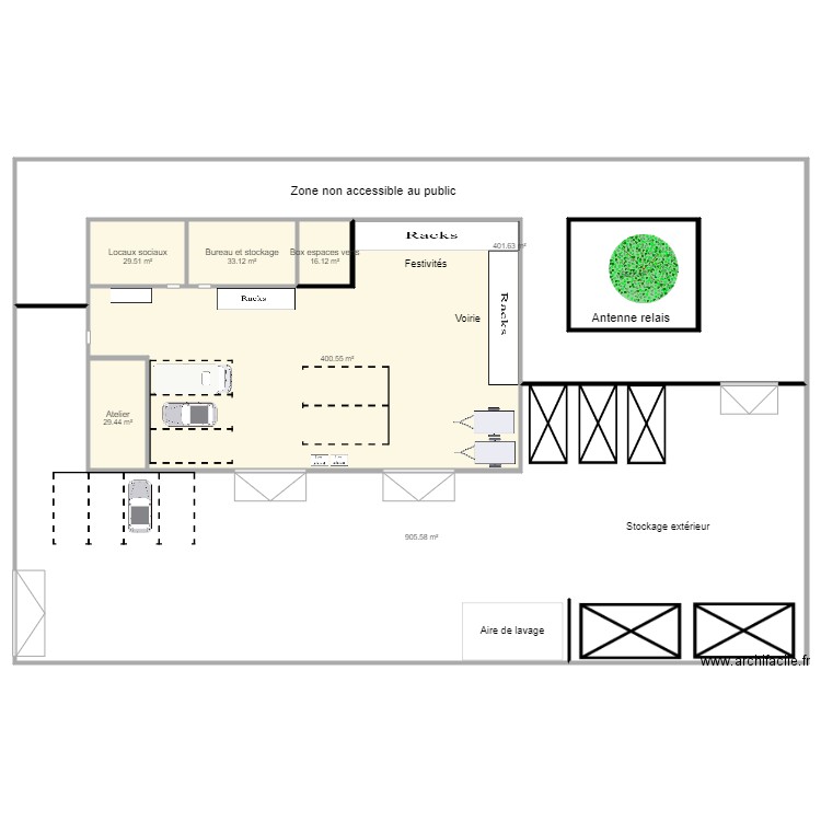 Services techniques Aureille Proposition. Plan de 0 pièce et 0 m2