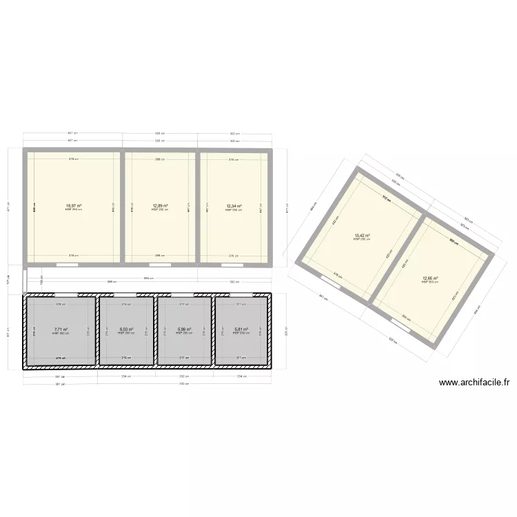 batiment administratif bon. Plan de 