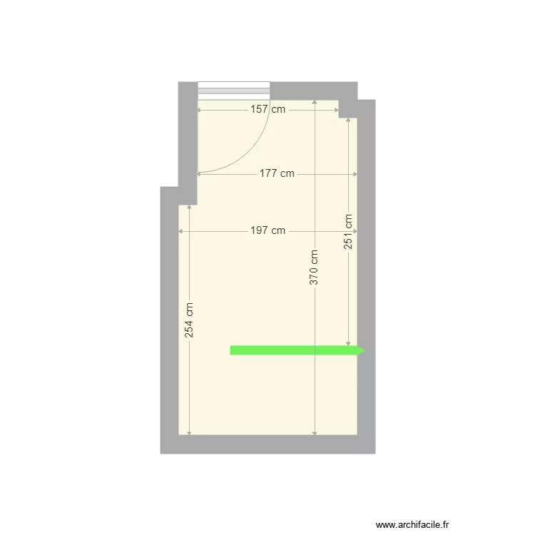 KYRIELLE SDB. Plan de 