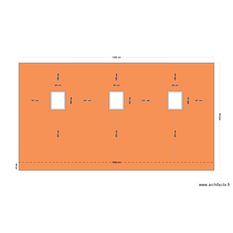Plan toiture SO. Plan de 0 pièce et 0 m2