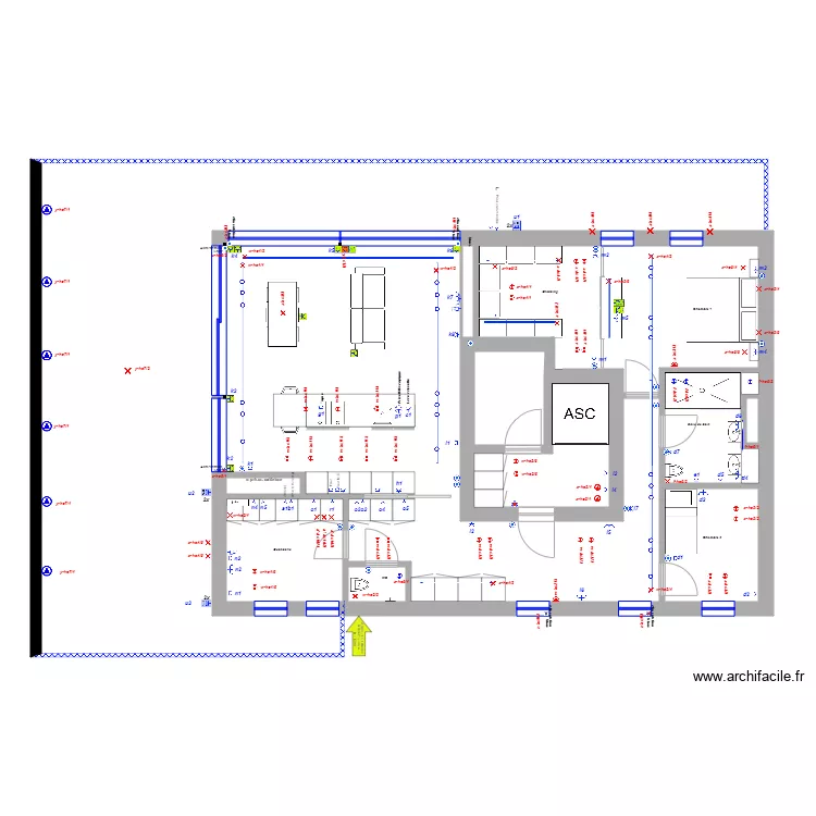 Appartement C30 12 12 2019 réception. Plan de Appartement C30 12 12 2019 réception. Plan de