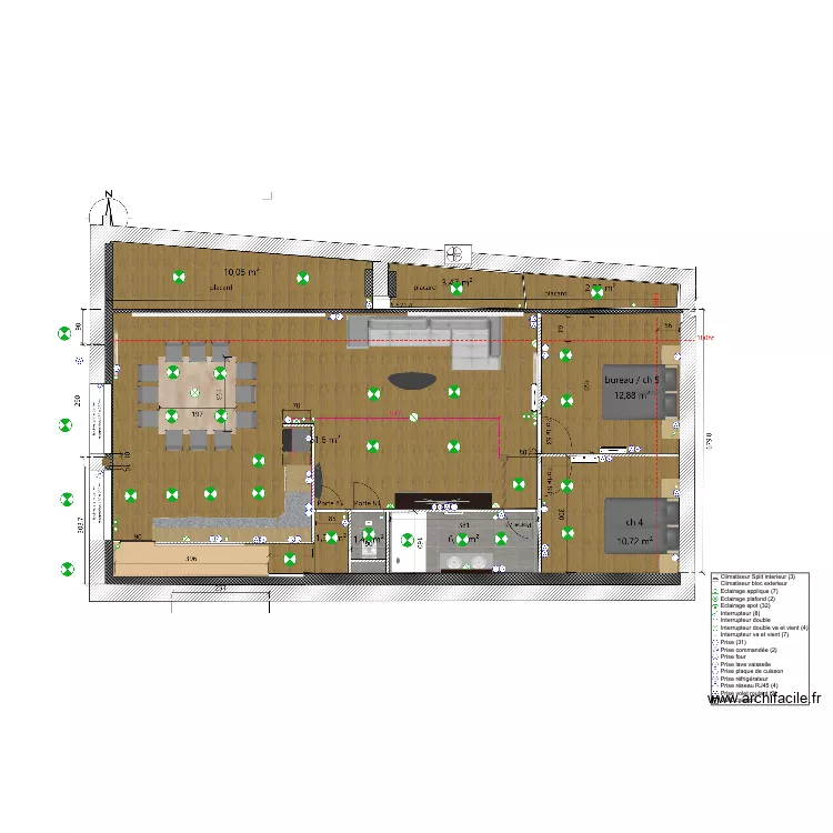 SCI MELANIE ETAGE 1. Plan de SCI MELANIE ETAGE 1. Plan de