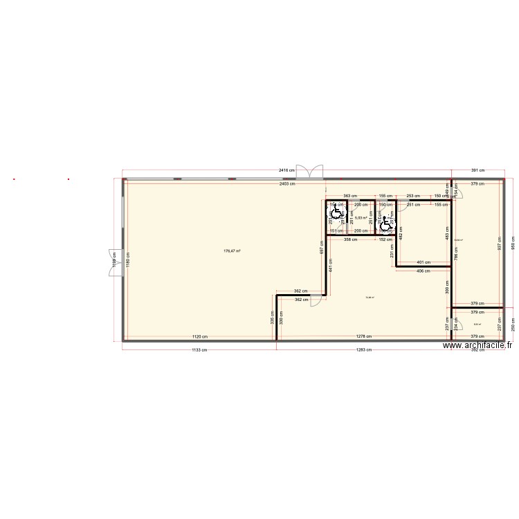 STM final. Plan de 7 pièces et 326 m2