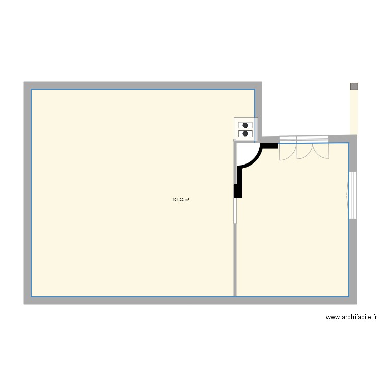 Salon Tourelles 2. Plan de 0 pièce et 0 m2