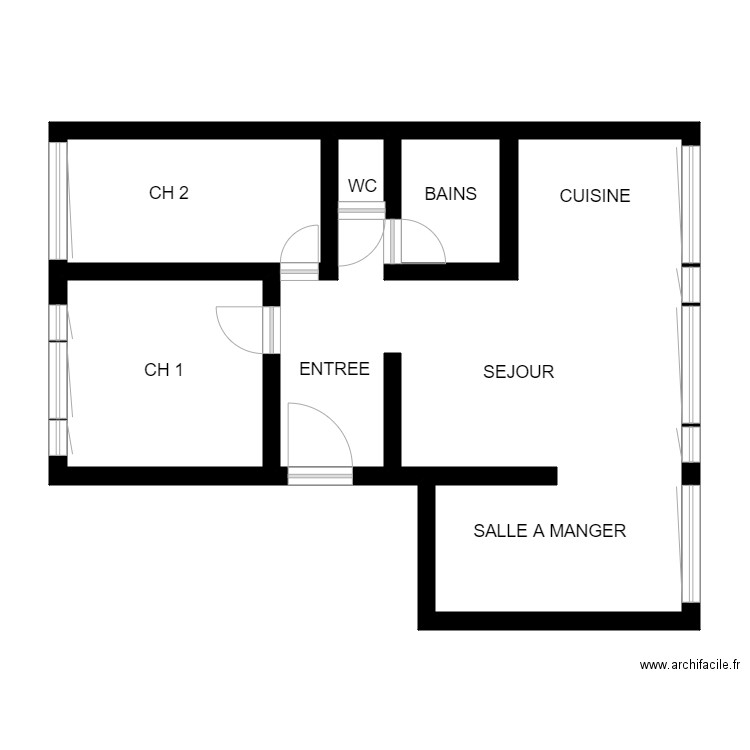 PLAN HANNOUANT. Plan de 0 pièce et 0 m2