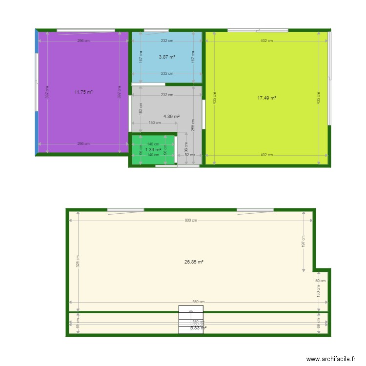 delanche avant. Plan de 0 pièce et 0 m2