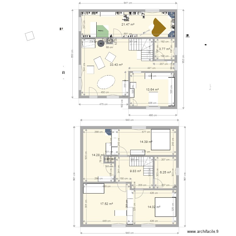 Maison Muriaux. Plan de 0 pièce et 0 m2