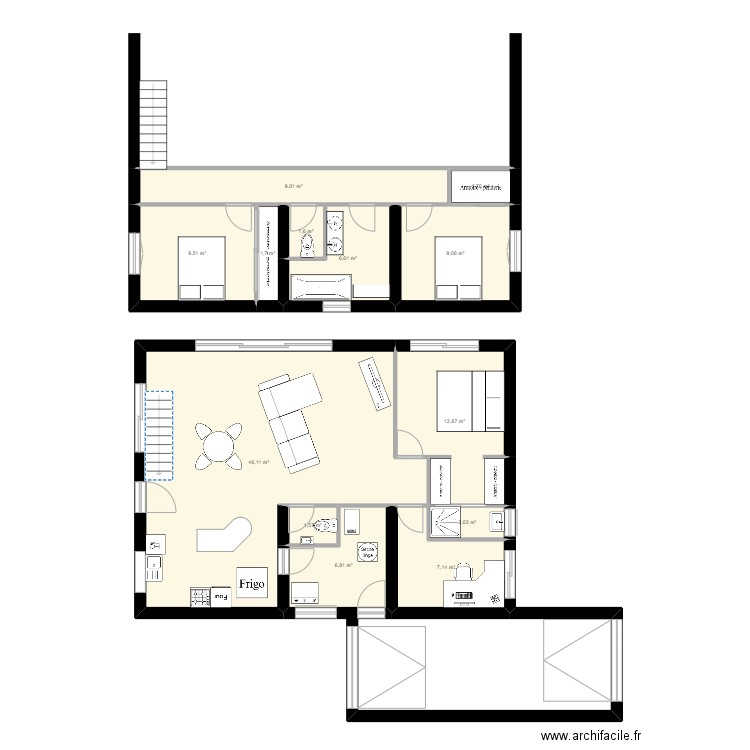 ma maison. Plan de 0 pièce et 0 m2