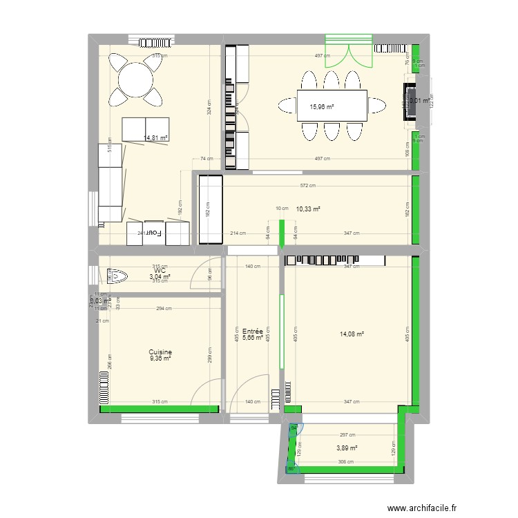 Maison Colombes - 230824. Plan de 20 pièces et 154 m2