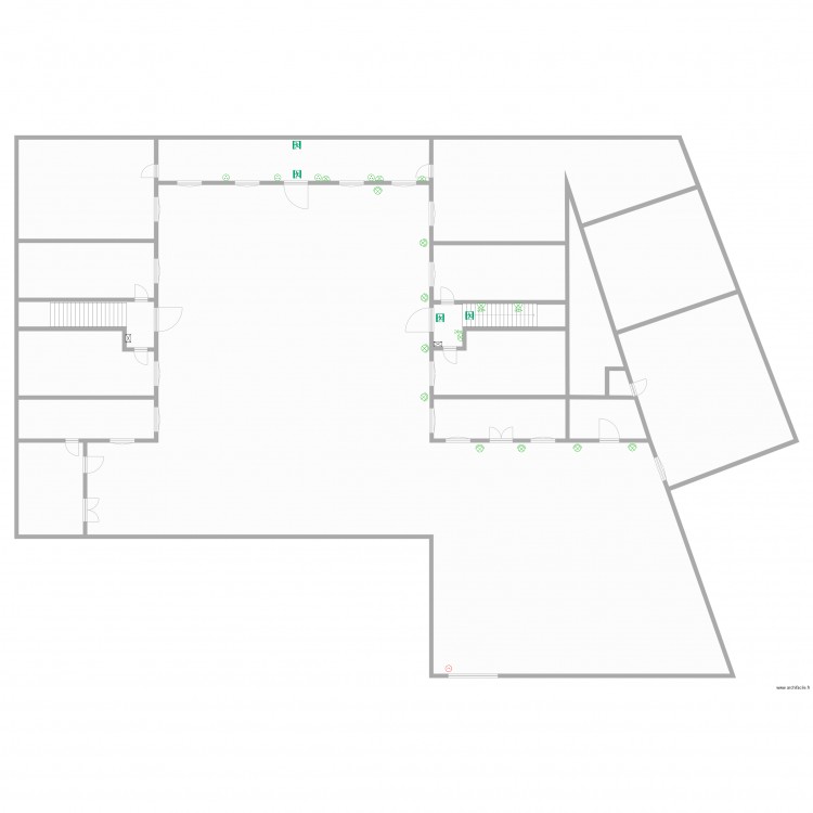 Commun droit 1. Plan de 0 pièce et 0 m2