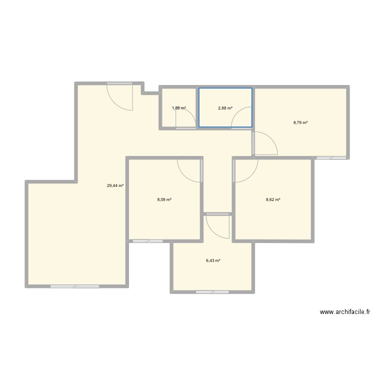 Med. Plan de 0 pièce et 0 m2