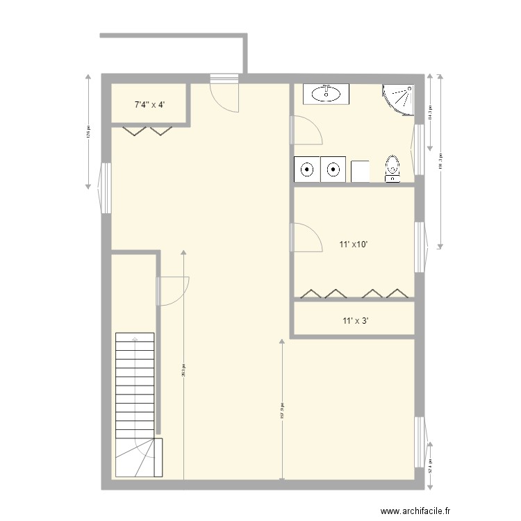 eric thomas duplex. Plan de 0 pièce et 0 m2