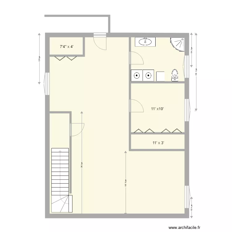 eric thomas duplex. Plan de 
