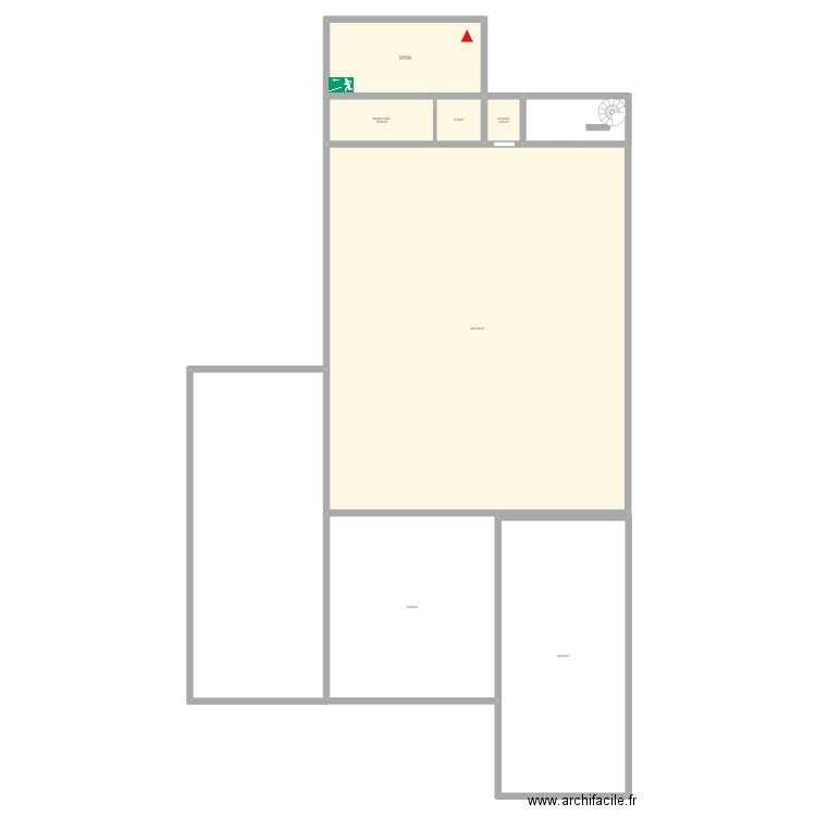 plan etare game vert. Plan de 0 pièce et 0 m2