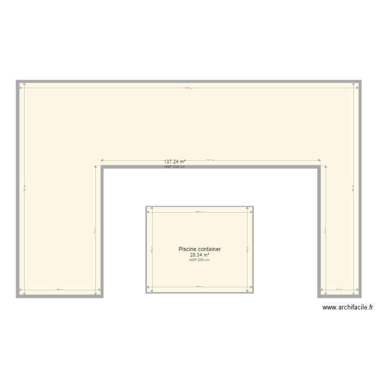 Plan maison Fougueyrolles rdc 2. Plan de 0 pièce et 0 m2