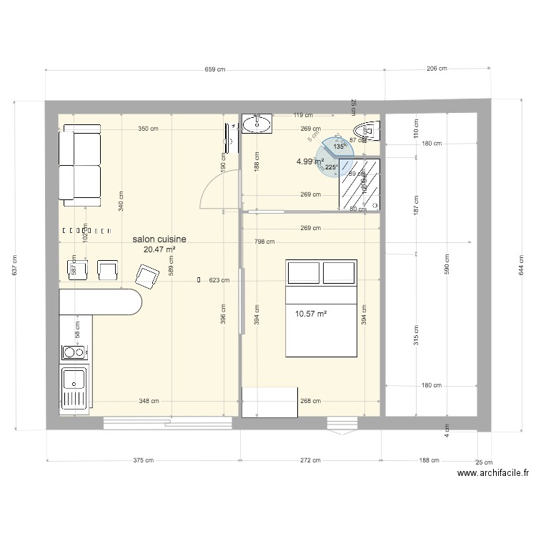 rdc 1. Plan de 0 pièce et 0 m2