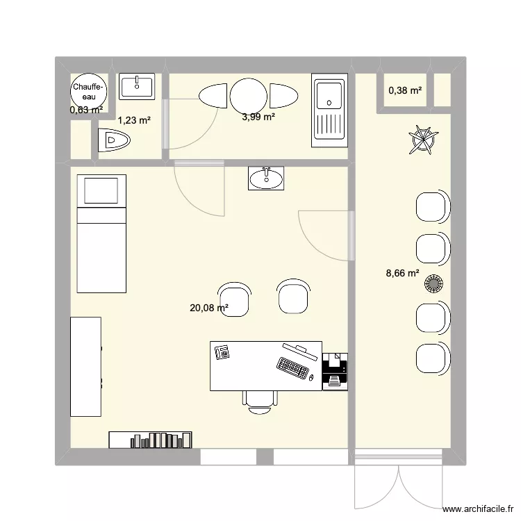 Cafétériat 2. Plan de Cafétériat 2. Plan de