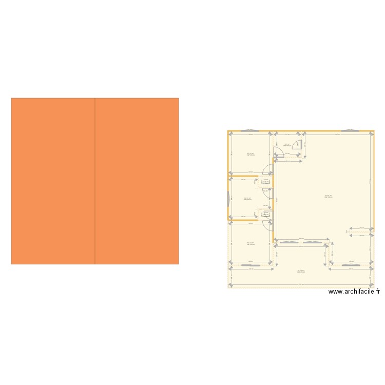 chalet bois sybille. Plan de 0 pièce et 0 m2
