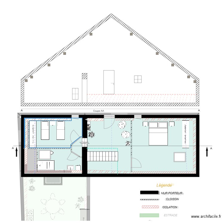 ECOCHARD PROJET. Plan de 0 pièce et 0 m2