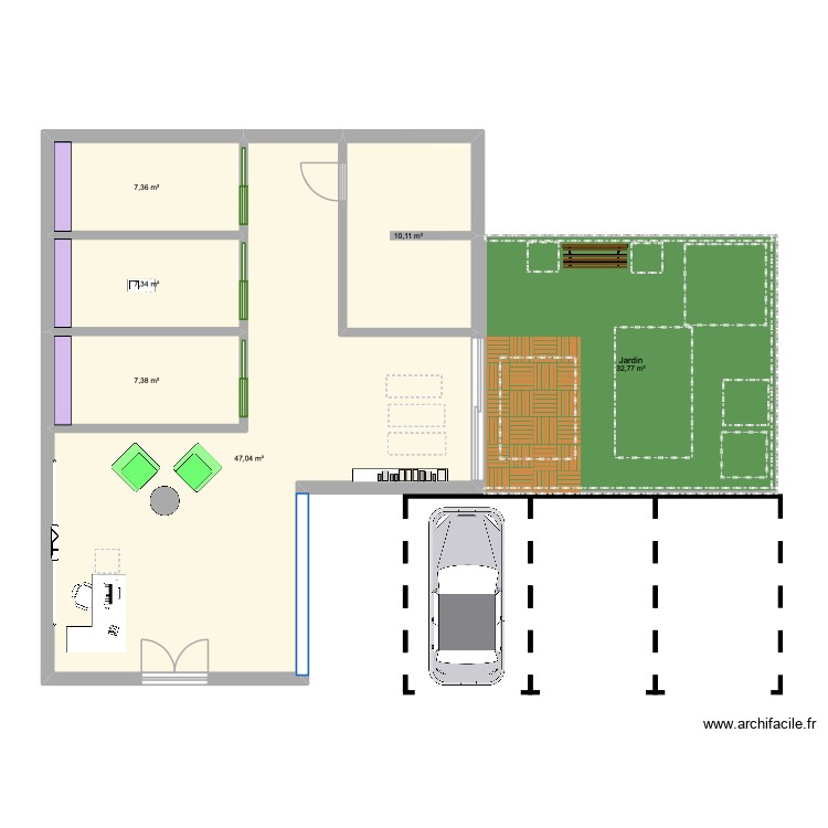 institut. Plan de 0 pièce et 0 m2