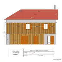 FACADE NORD Projet&eacute;