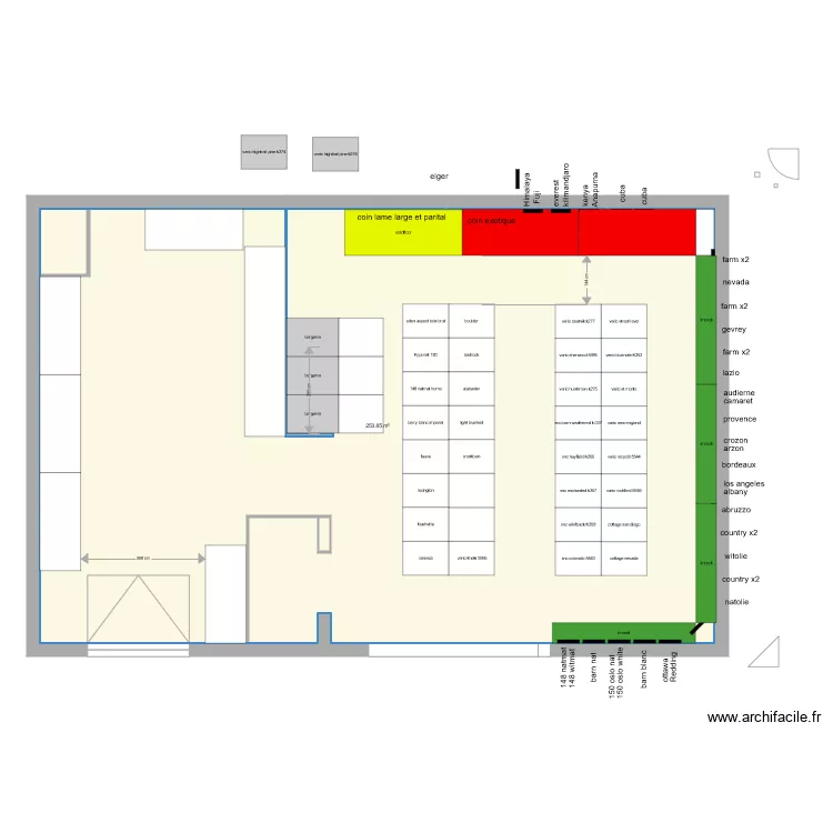 implantation La seyne 1. Plan de 