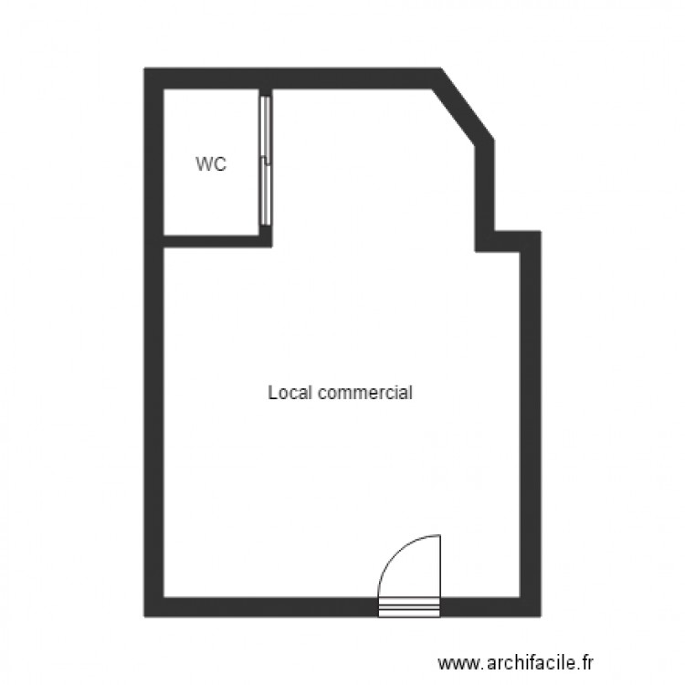 CESAR SUPPO RDC. Plan de 0 pièce et 0 m2