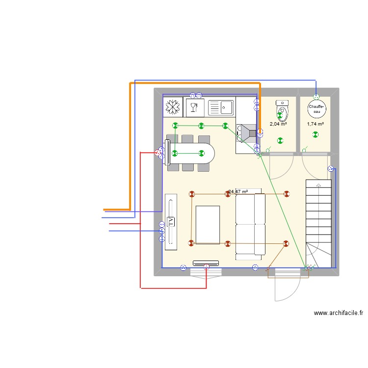 Rdv samer garage. Plan de 0 pièce et 0 m2