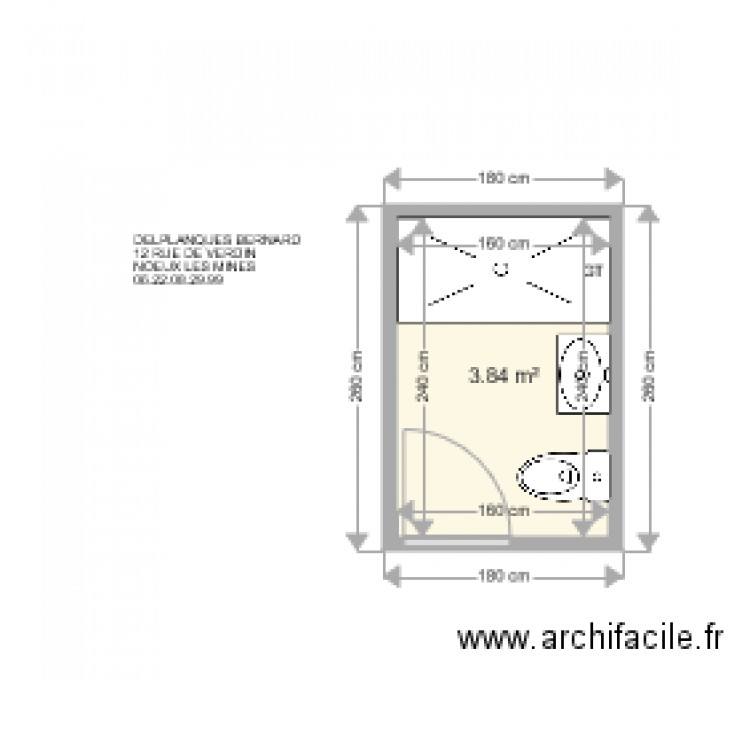 DELPLANQUES BERNARD . Plan de 0 pièce et 0 m2