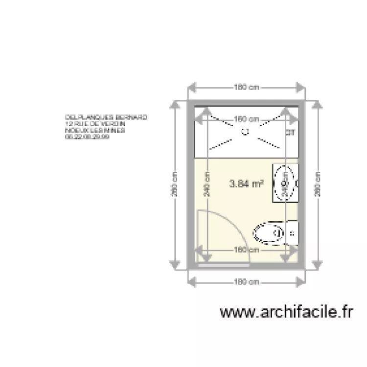 DELPLANQUES BERNARD . Plan de 