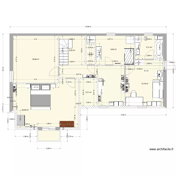 DAVRON Etage 2. Plan de DAVRON Etage 2. Plan de