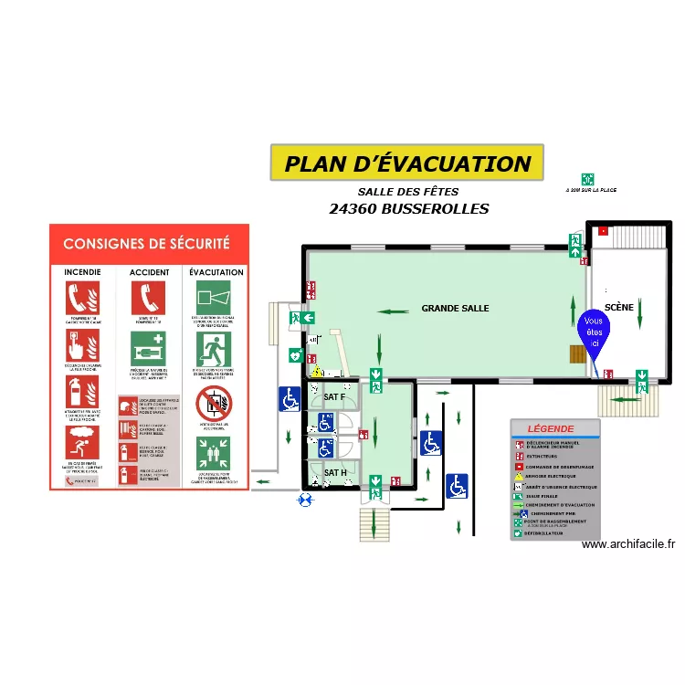 BUSSEROLLES SDF 3. Plan de 