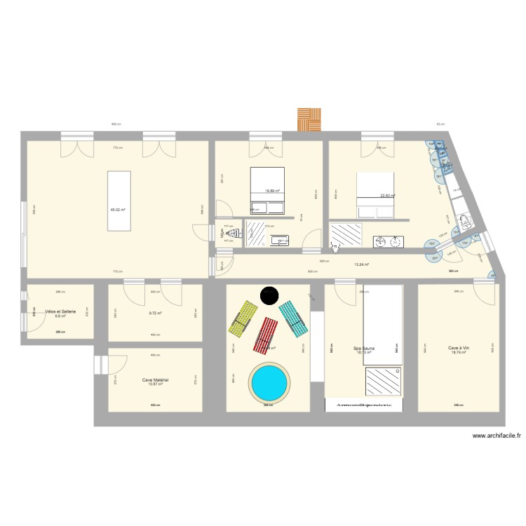 Agrandissement Mur Appenti V5. Plan de 0 pièce et 0 m2