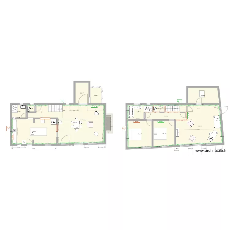 petite maison 3 2 22 &eacute;tage 1 option 5. Plan de 