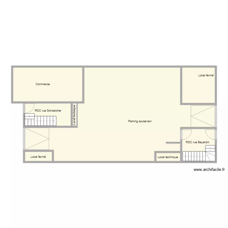 Croquis 21IMMO1226 Parking. Plan de 