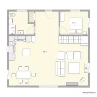 plan chalet 34x32