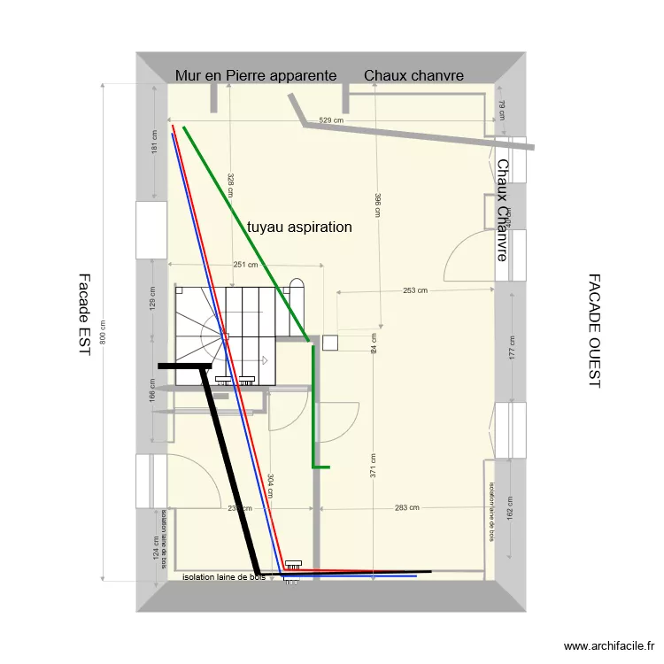 celeste V4 plomberie rdc. Plan de celeste V4 plomberie rdc. Plan de