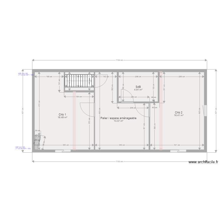 maison étage. Plan de 0 pièce et 0 m2