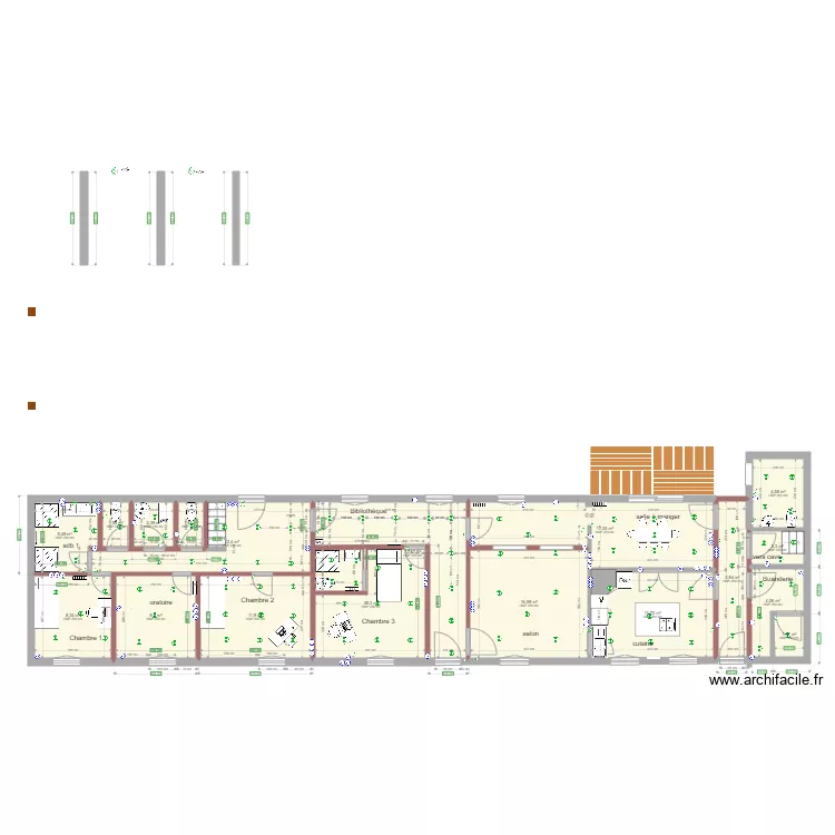 SAM CUISINE. Plan de 