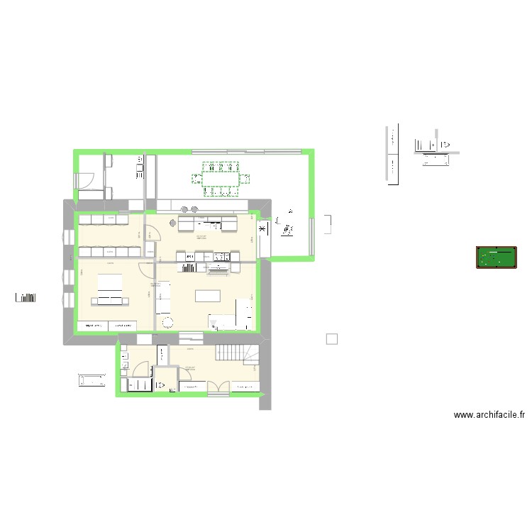 cerfontaine base ESSAIS 20230208. Plan de 3 pièces et 114 m2