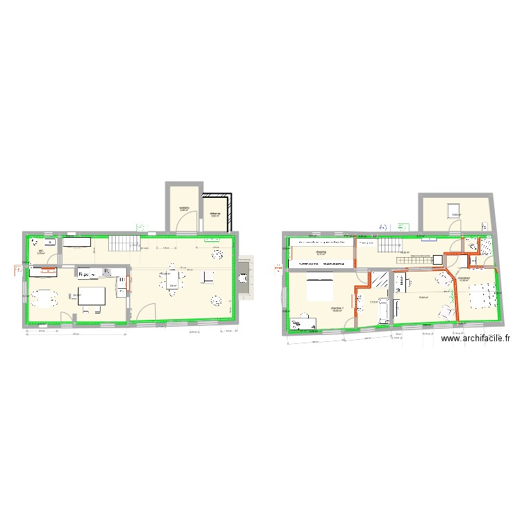 petite maison 13 mars 22 . Plan de 0 pièce et 0 m2