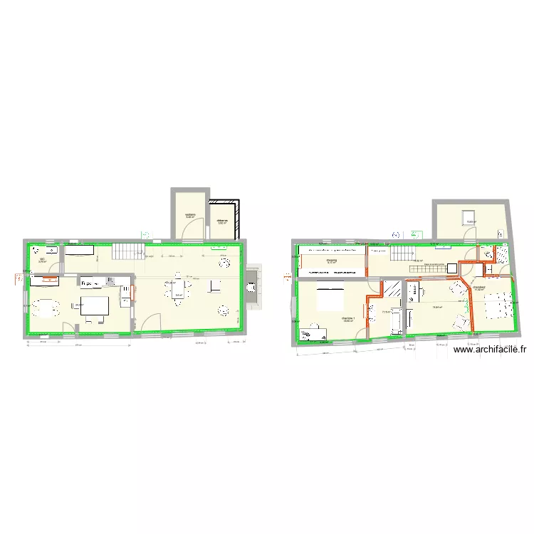 petite maison 13 mars 22 . Plan de 