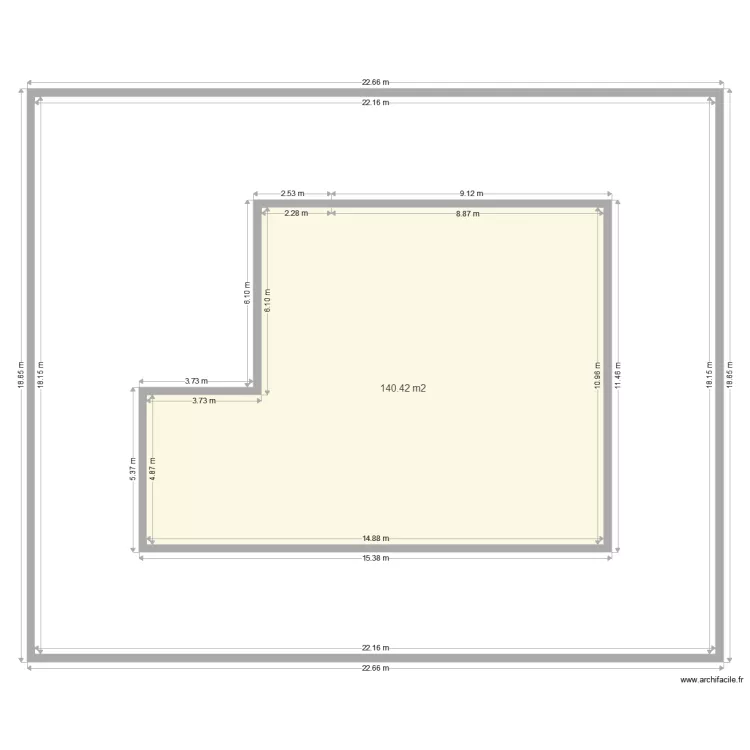 terrain gujan. Plan de 