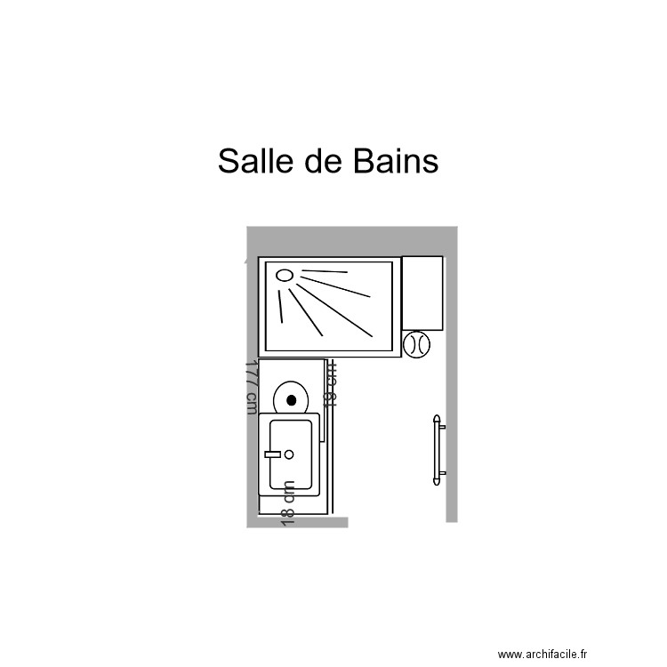 SdB 06. Plan de 0 pièce et 0 m2