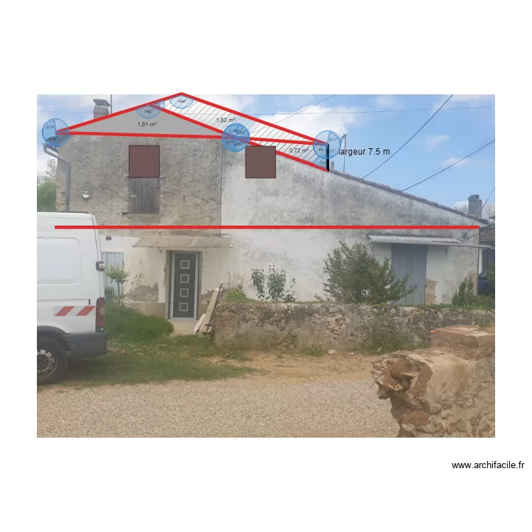 toiture pujols. Plan de toiture pujols. Plan de