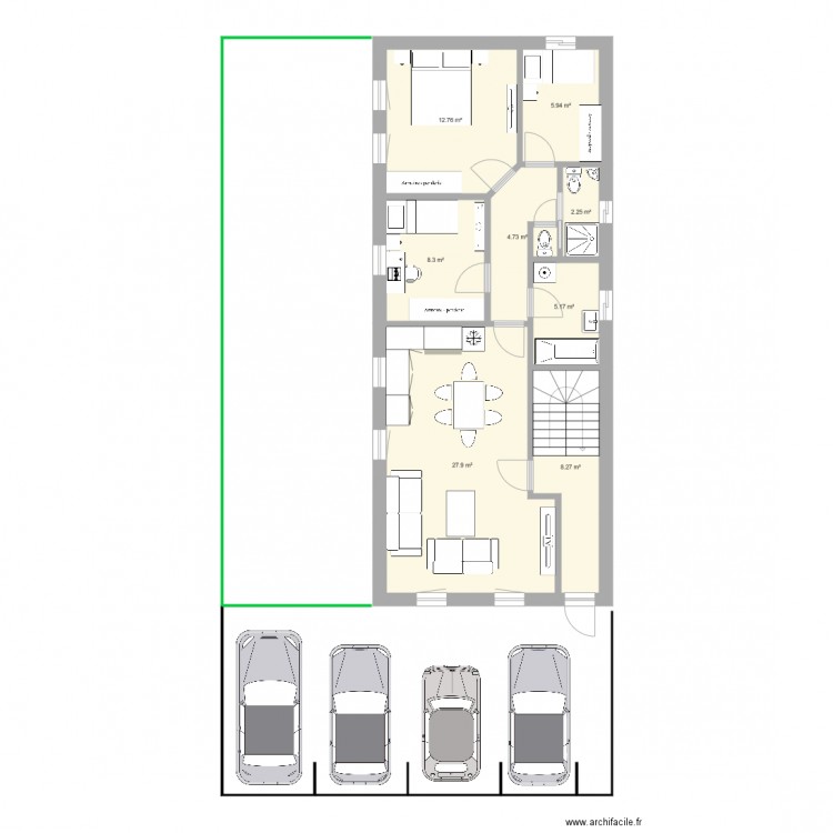 possible 123. Plan de 0 pièce et 0 m2