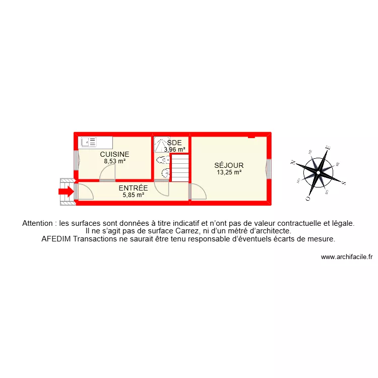 BI 31685. Plan de 16  et 128 m²