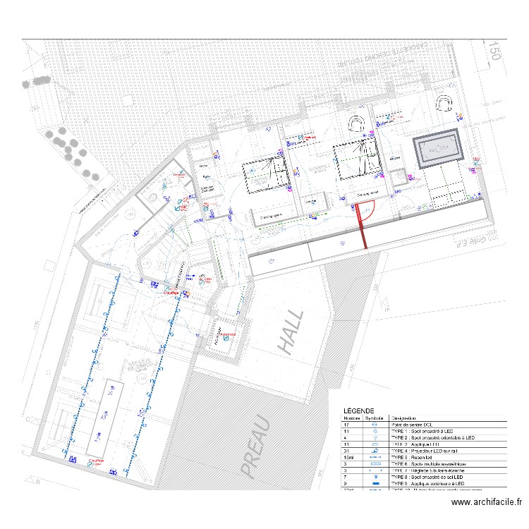 elec  etage st marc v2  . Plan de 0 pièce et 0 m2