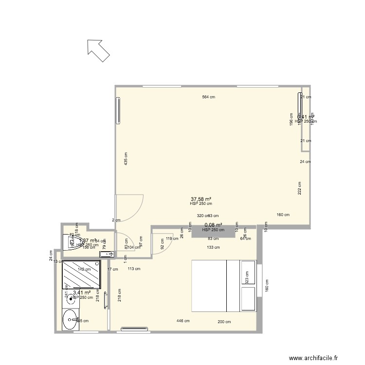 APPART CHARLOTTE MODIFIE. Plan de 0 pièce et 0 m2