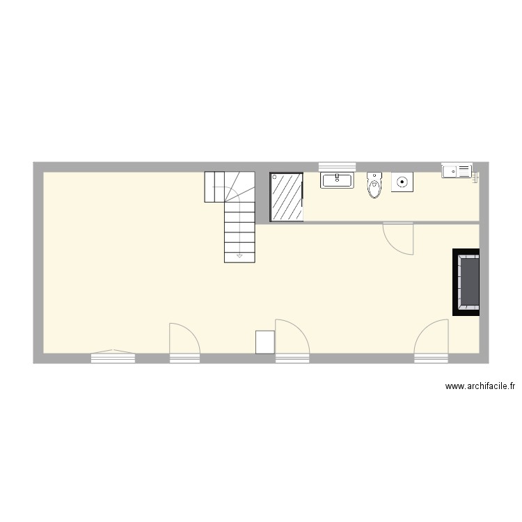 Mmes Gatineau rdc. Plan de 0 pièce et 0 m2
